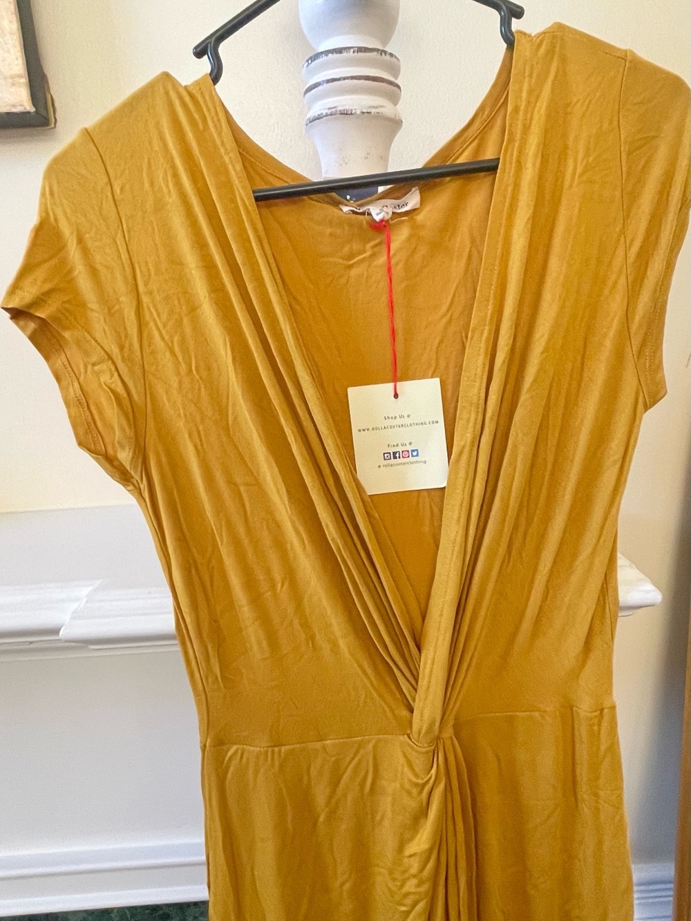 Rolla Coster Mustard Yellow Maxi Dress